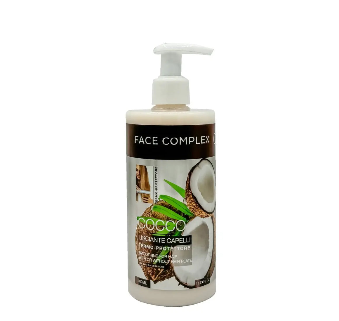 Face Complex latte lisciante termoprotettore COCCO 400ml